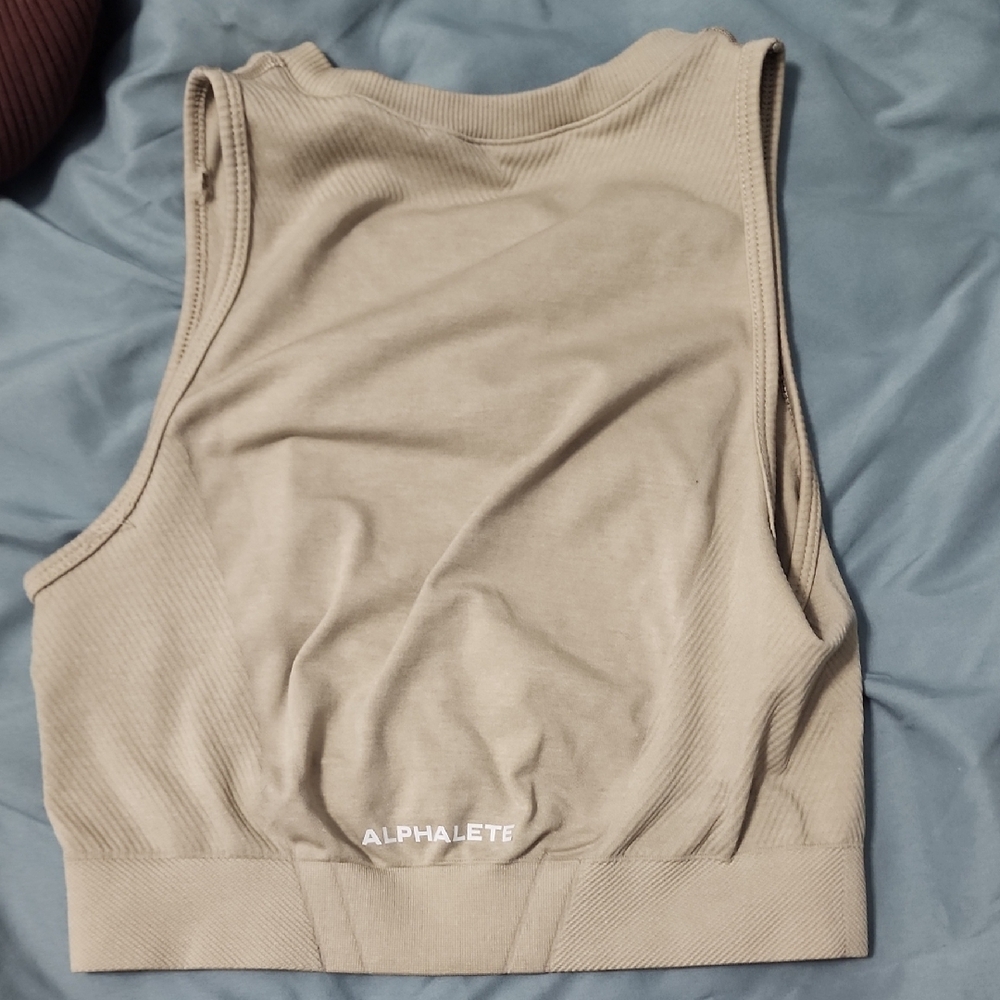 Alphalete Women's Beige Tank Top
